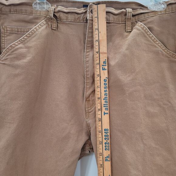 Levis Two Horse Brand Carpenter Pants Brown 38 x 32 mENS WORK - Picture 3 of 7